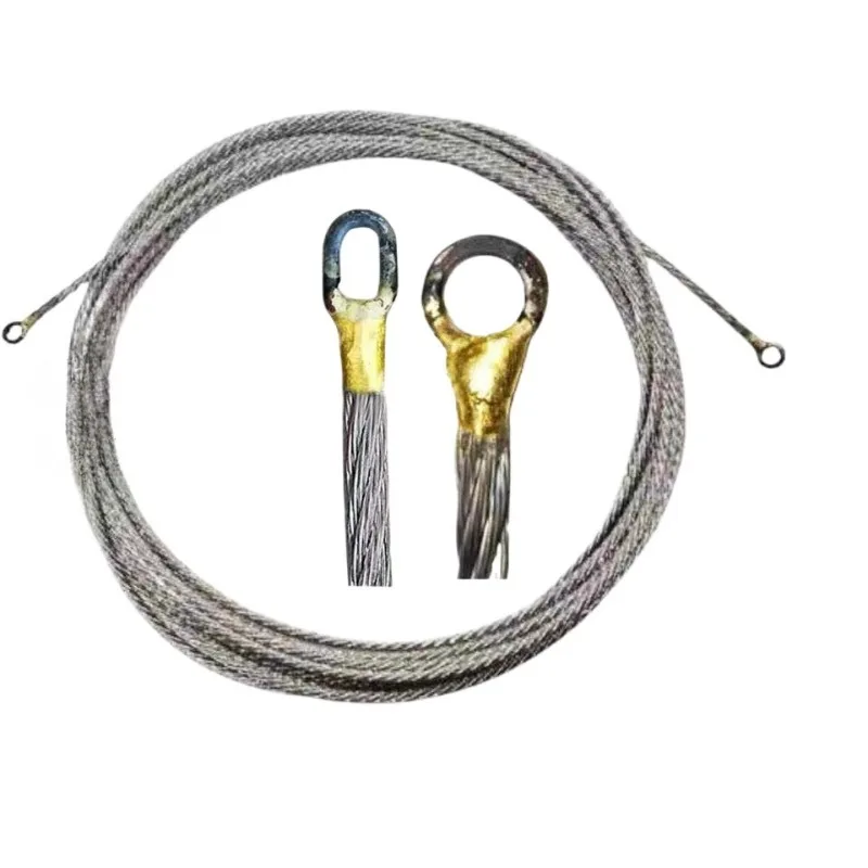 

Сварной проволочный трос из чистой стали, практичный инструмент электрика для протяжки кабелей в трубах, скрытых трубах и сетевых кабелях.