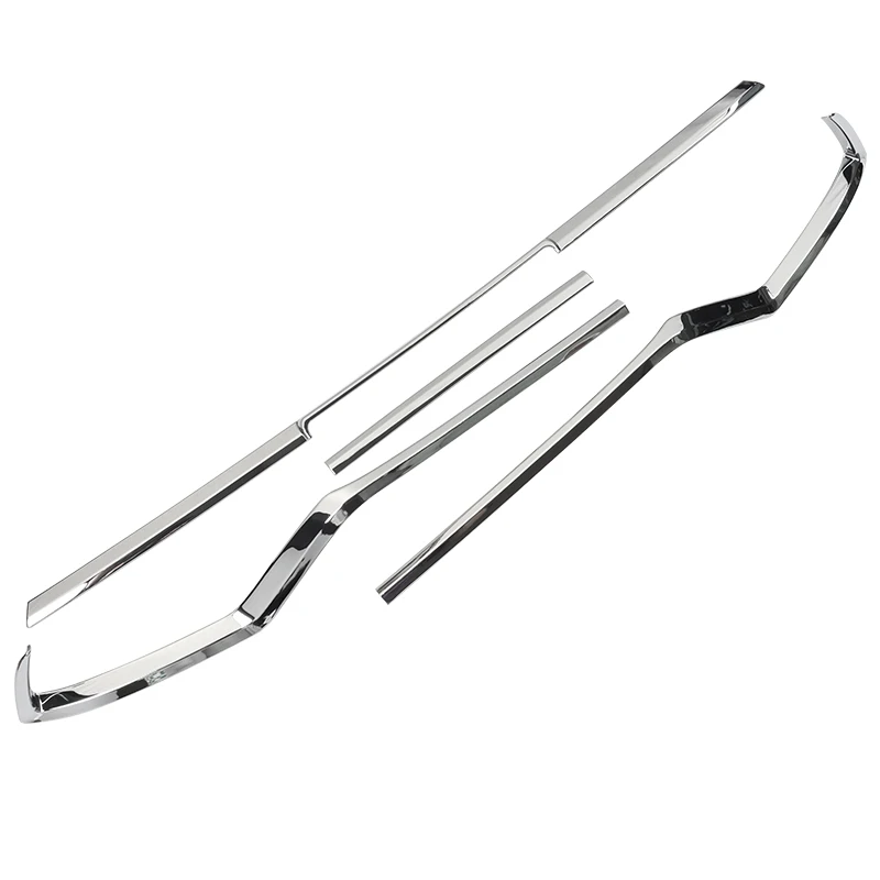 ل 2021 2024 تويوتا لاند كروزر 300 LC300 FJ300 VXR GXR الملحقات الخارجية المصد الأمامي والخلفي كروم شريط زخرفي عدة #6