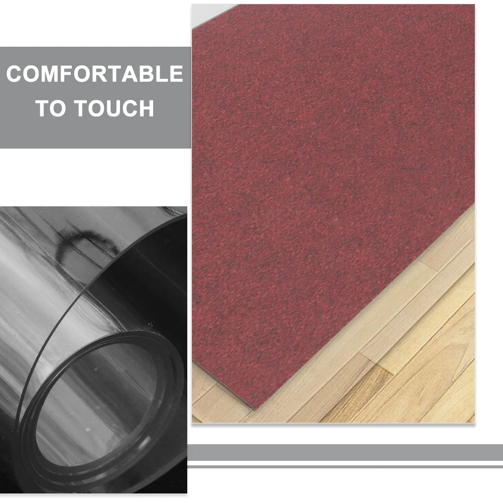 

Transparent Carpet Floor Protector Mat Mats for Office Rug Clear Chair Rugs Desk