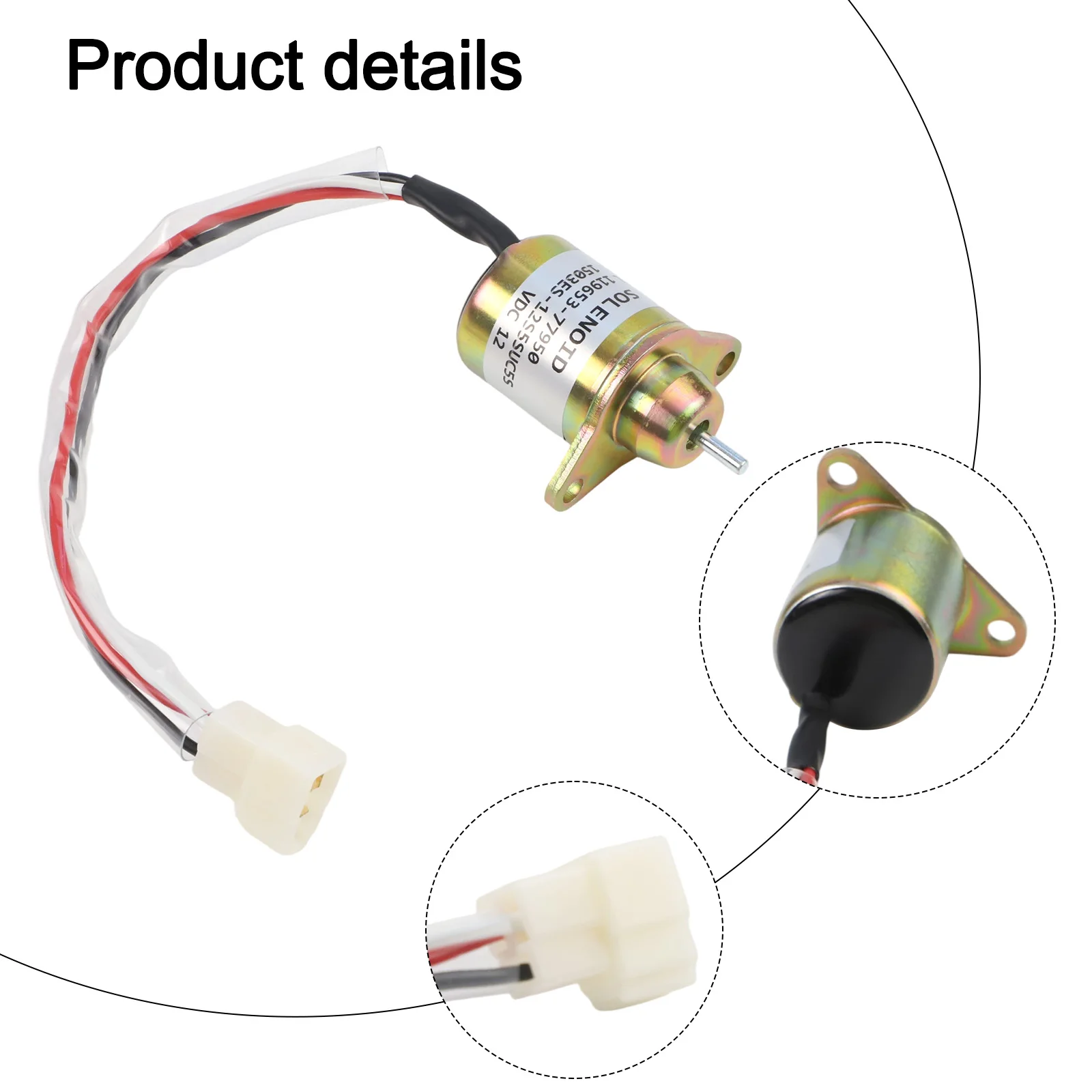 As Shown For Yanmar Easy Install Fuel Shut Off Valve Solenoid Valve Efficient Fuel Management Long-lasting Service