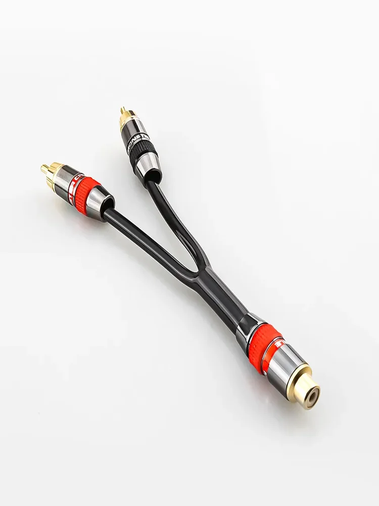 HiFi 3ft RCA Y Splitter Audio Jack Cable Adapter Female to 2 RCA Male Connectors