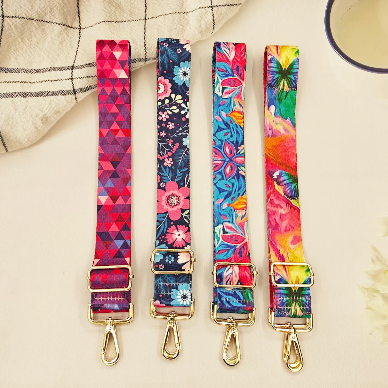 حزام كتف على شكل فراشة عصري ومتعدد الاستخدامات، وحزام حقيبة كروس قابل للتعديل، وإكسسوارات أمتعة قابلة للاستبدال