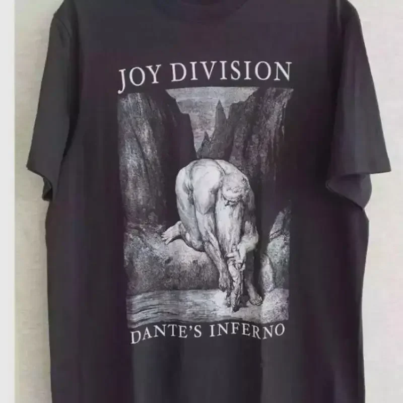 VTG Dantes inferno Joy Division Band T Shirt Classic Black