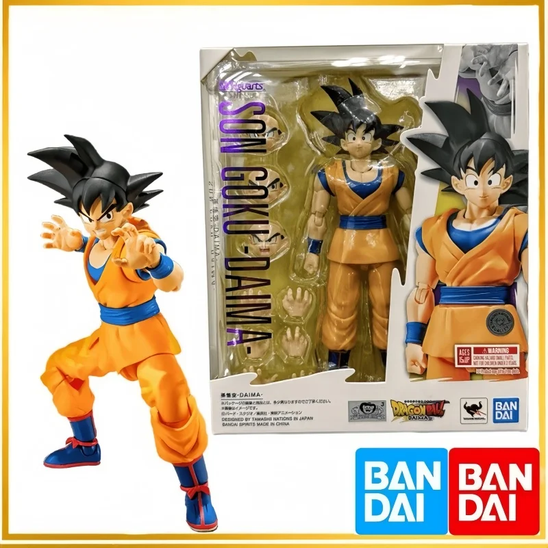 

In Stock 100% Original BANDAI S.H.Figuarts SON GOKU SHF Son Goku Daima Dragon Ball Anime Action Figures Model Toys Gifts
