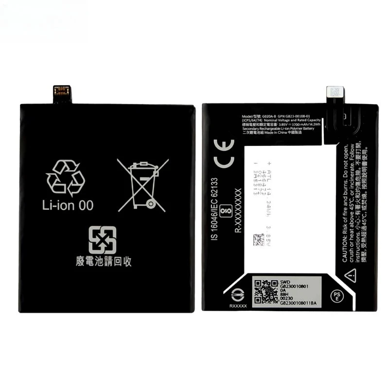 High Quality G020A-B Mobile Phone Battery 3.8V 3700mAh For Google PIXEL 3A XL Brand New Replacement Battery