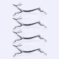 4pcs Silver Deer