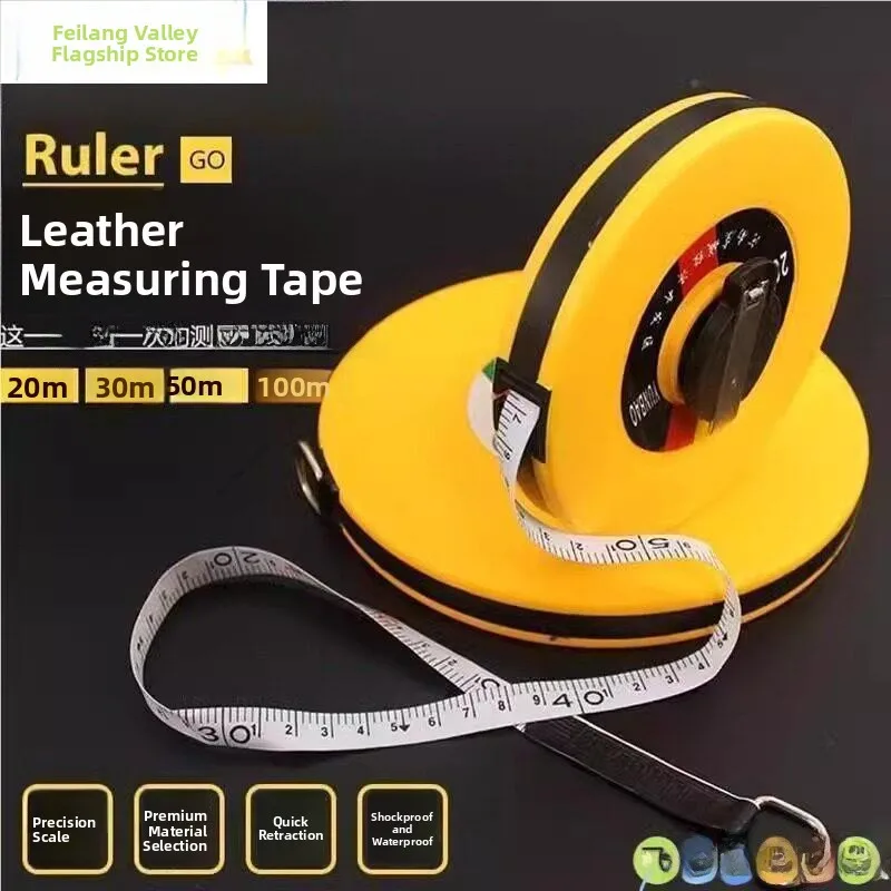 

Кожаная рулетка 5 м, мягкая измерительная лента для измерения длины волокон, 10 метров, 5 метров, измерительный инструмент, инженерная лента