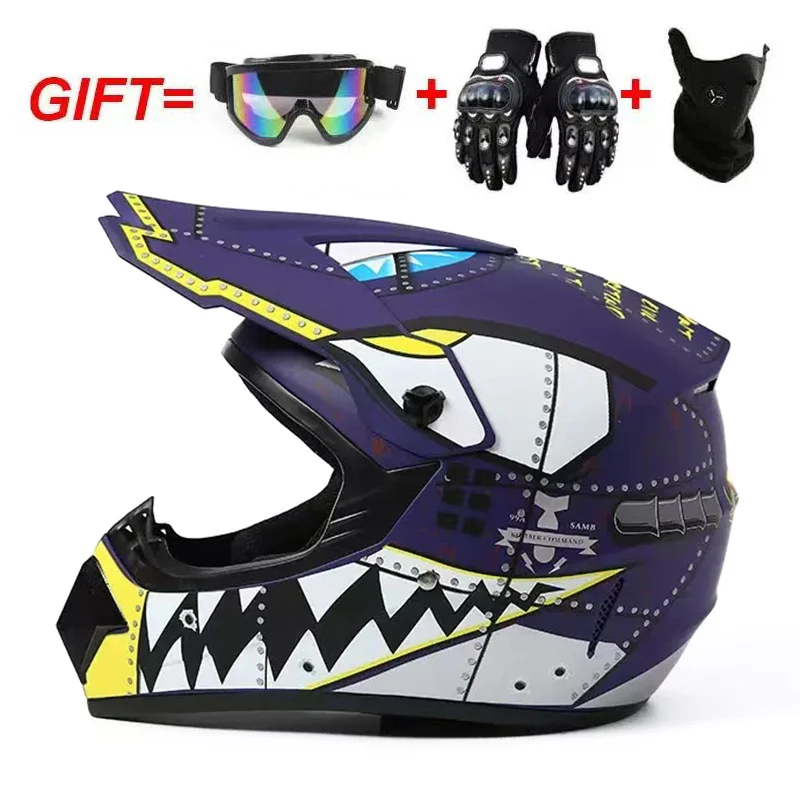 

Professional Lightweight Off-road Motorcycle Helmet Racing Bike Children Off-road Vehicle Downhill Cross Helmet Motocross