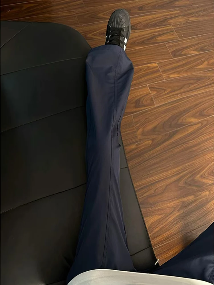 

Qui Dry American Sports Casual Pants Men's Spring Windproof Waterproof Soft ell Cargo Pants Straight Leg Loose Fit