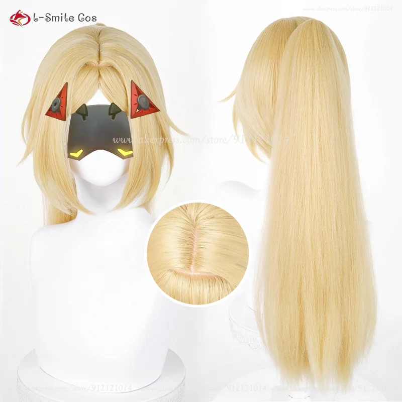 

ZZZ Trigger Cosplay Wig 56cm Ponytail Wigs For Women Cosplay Anime Cosplay Wig Heat Resistant Synthetic Hair Halloween Costumes