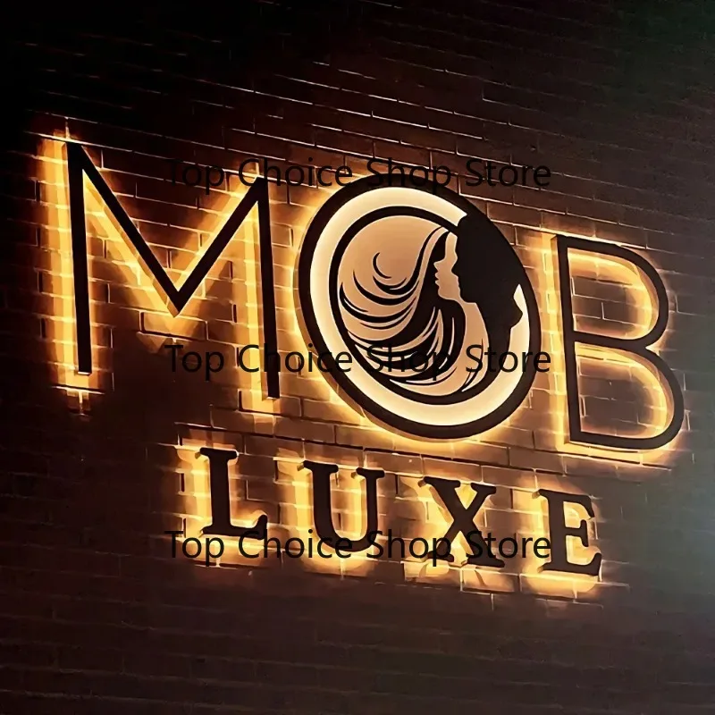 custom led sign, backlit led letter signage, led sign custom for business logo sign