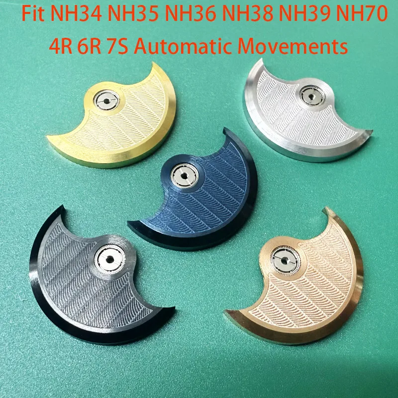 

NH35 NH36 Rotor Automatic Hammer Rotor Oscillating Weight Fits NH34 NH38 NH70 4R 6R 7S Movement Mechanical Movement Repair Parts
