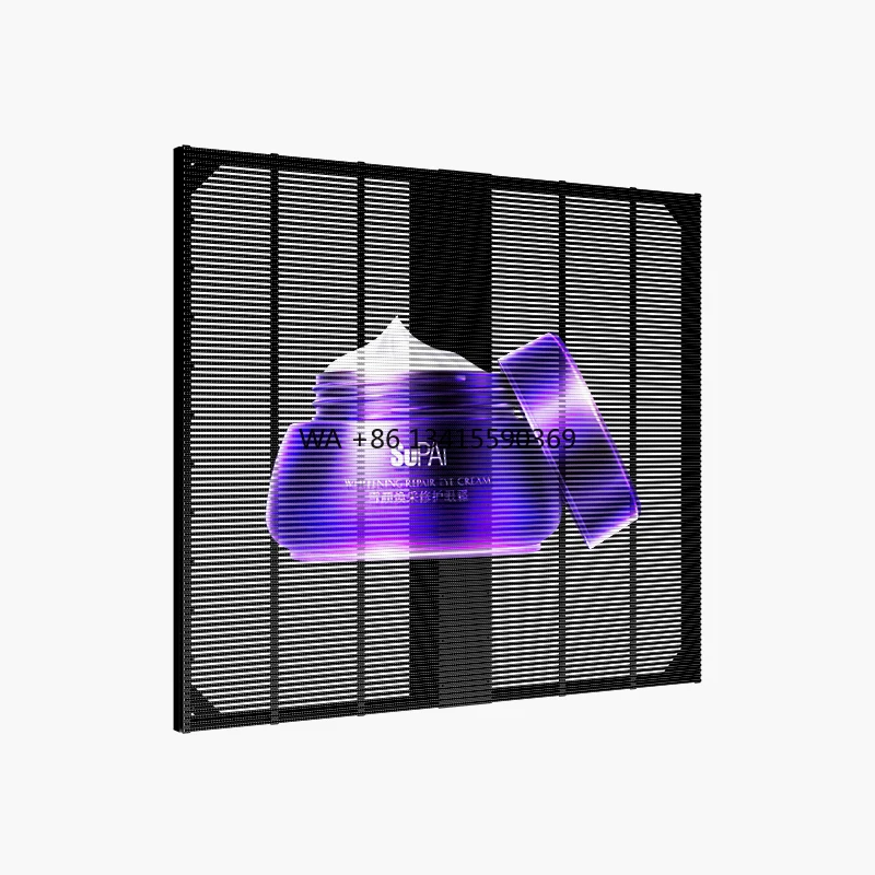 

New type-Grilled Screen Stick on the Glass for Advertising Billboard P2.6-6.25 WE2121RGB 16bit