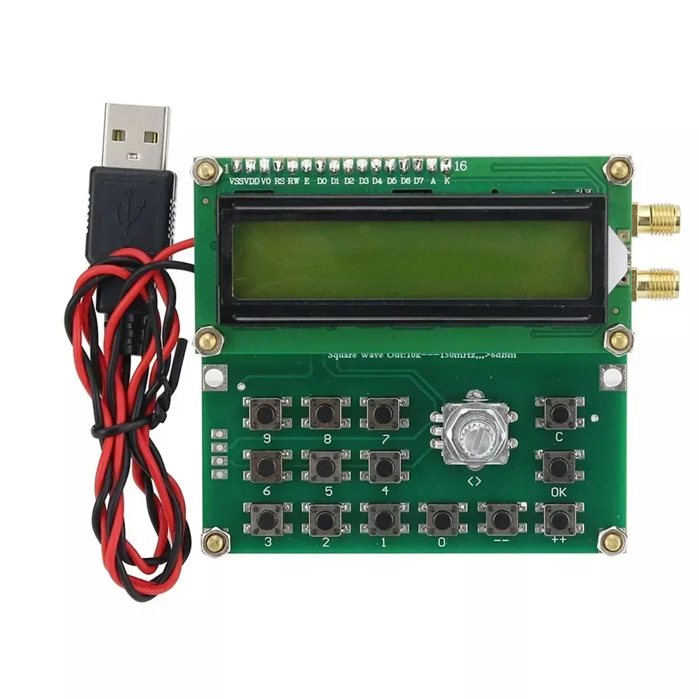 Green Si5351 2VFO 150 Signal Generator with 60mA Supply Current 2 CH Signal Source VFO 5351A V1 03 Square Wave