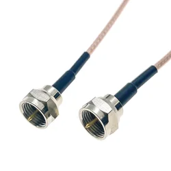 RG316 F Male to F Male 50 Ohm RF Coax Connector Extension Cable Pigtail Coaxial