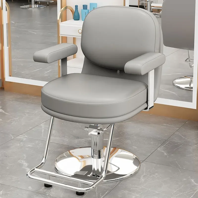 Hair Dresser Barber Chair Barbershop Reclining Cosmetic Salon Chair Beauty Professional Cadeira De Barbeiro Salon Furniture