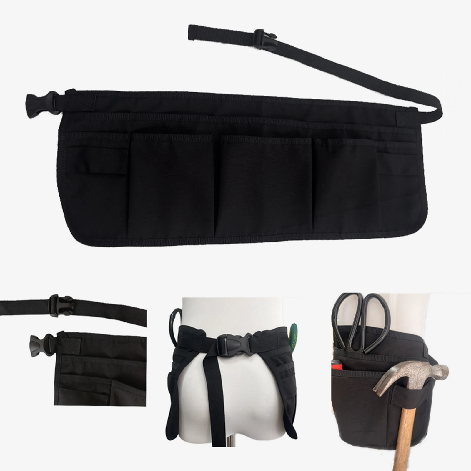 12 جيوب المنظم حقيبة قابل للتعديل سعة كبيرة حقيبة التخزين لمفك وجع كماشة مقص الأجهزة أداة حقيبة التخزين