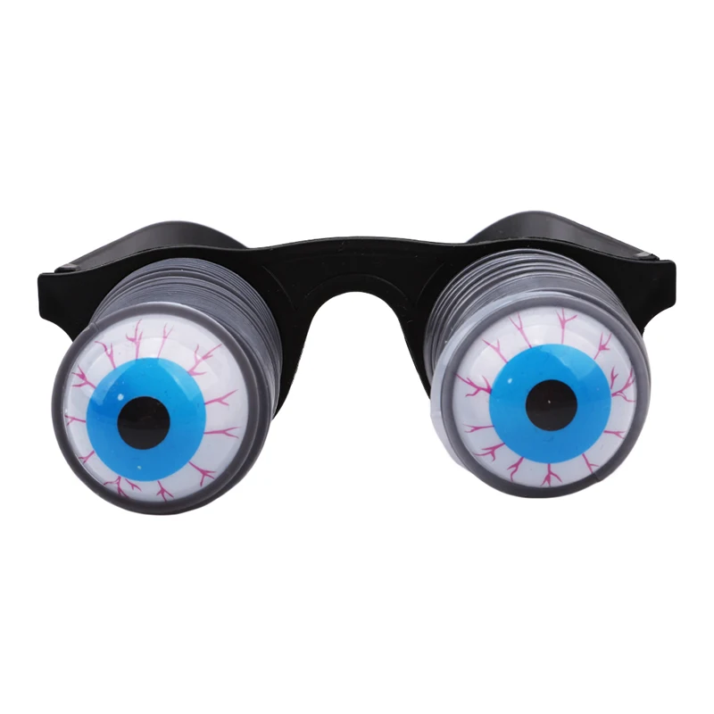 Halloween Funny Personality Scary Horror Eyeball Dropping Glasses Personality Tricky Prank Eyes Joke Gags Toys