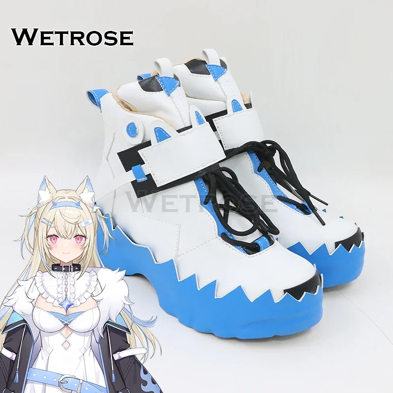 

In Stock Fuwawa Abyssgard Cosplay Shoes Costume Hololive AND 3rd Advent Generation Holo Vtuber Sneakers Halloween