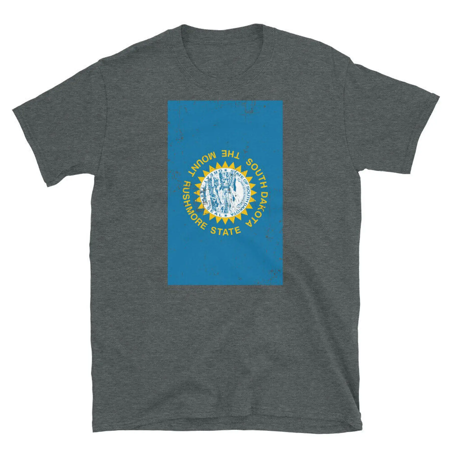

South Dakota State Flag United States of America Short Sleeve Unisex T Shirt