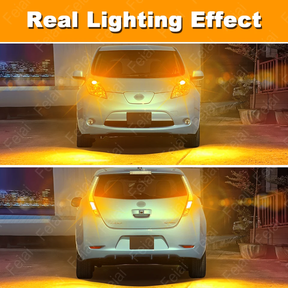LED Turn Signal Bulb for Nissan Leaf ZE0 2010-2017 Amber 12V