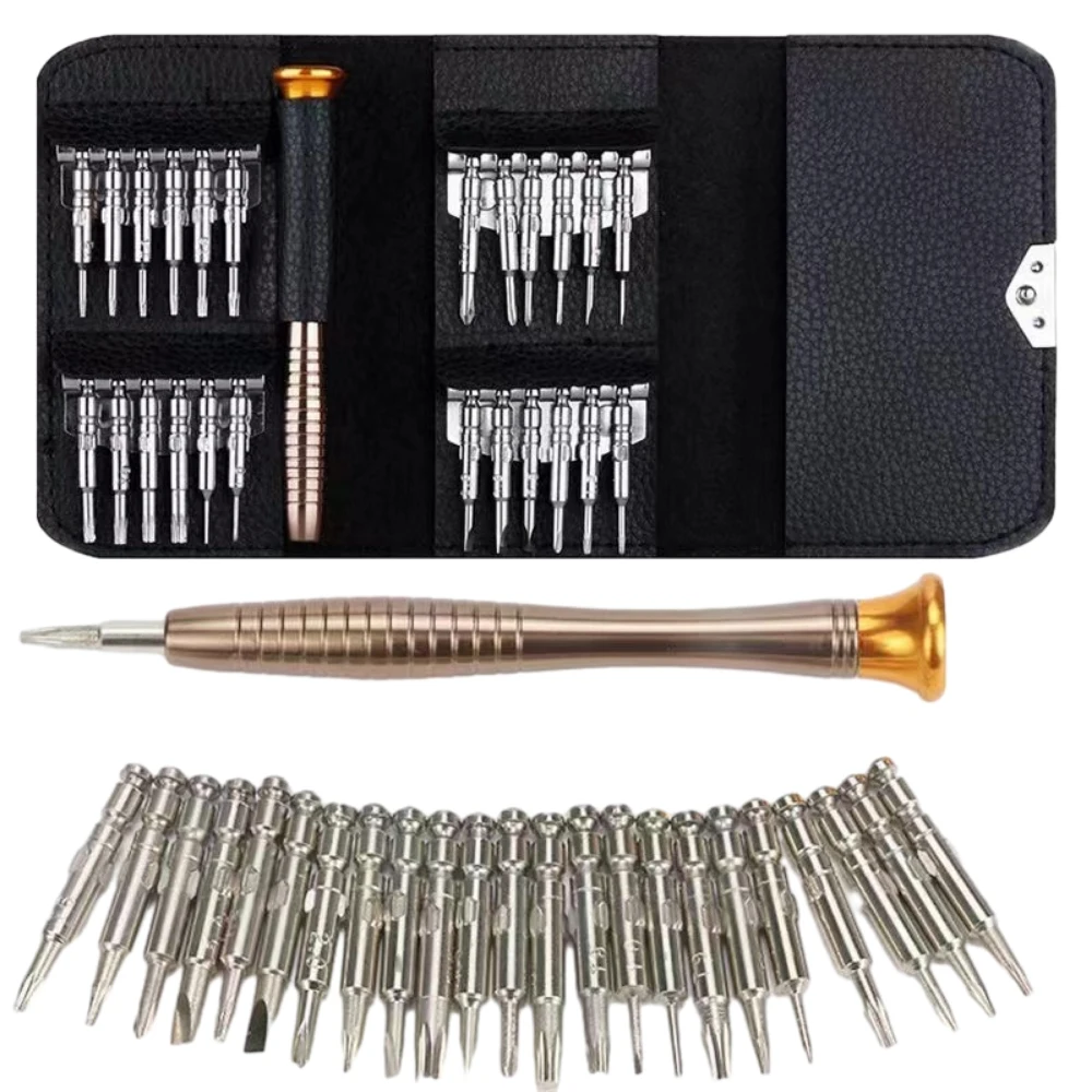 

25 in 1 Mini Screwdriver Set Multifunctional Mobile Phone Repairing Tools Mini Precision Magnetic Screwdriver Bit Set for Phone