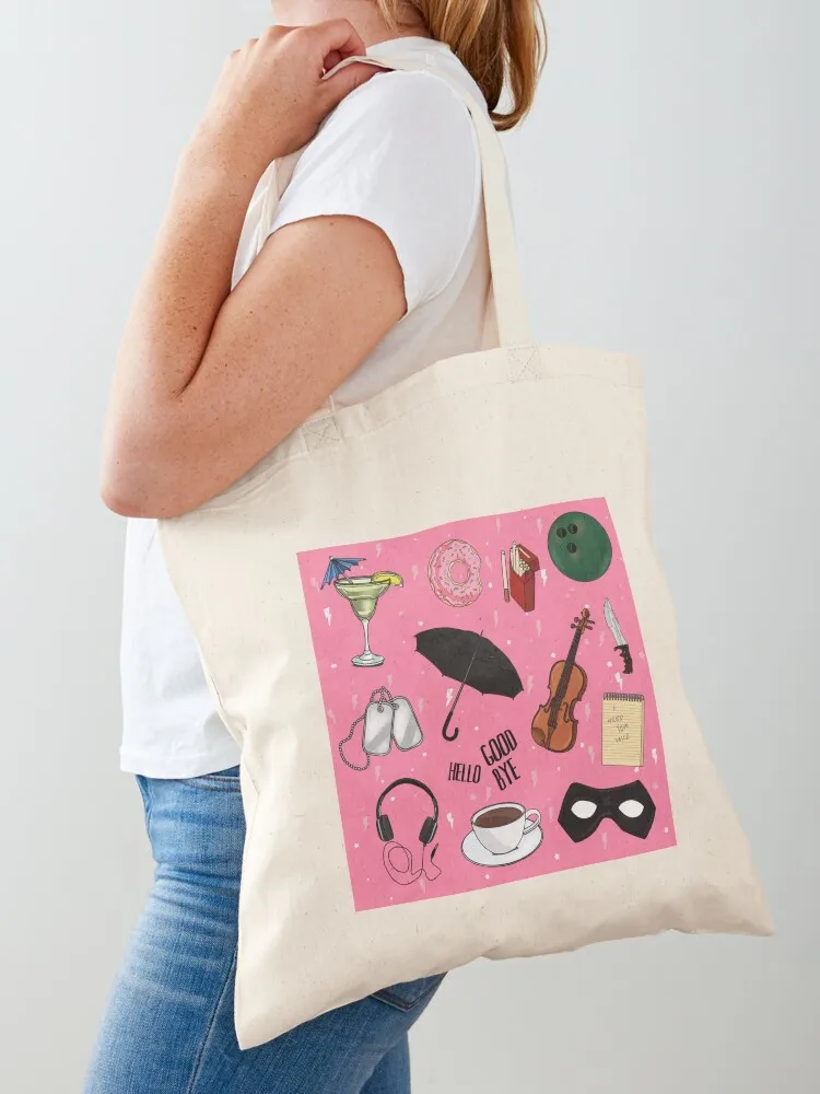 

Umbrella Academy Collage Tote Bag Cloth bag Cloth bags handbag shopper bag woman