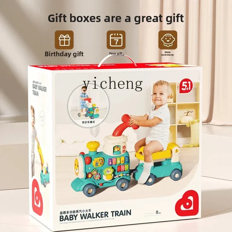 Zz little train baby toy baby over 6 months old early education puzzle walker 1 to 3 years old