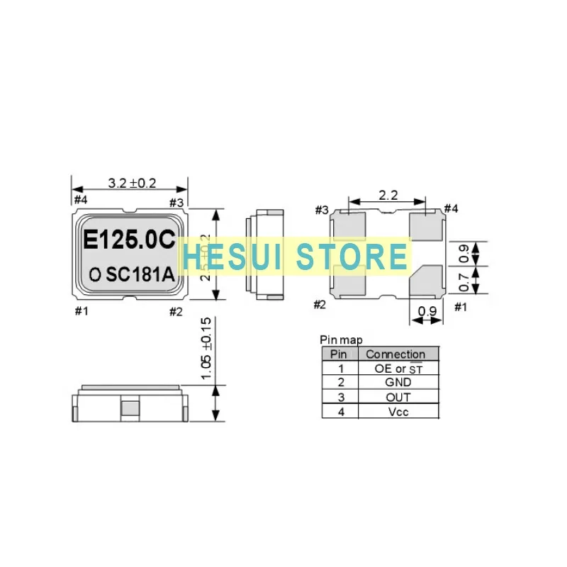 1/5/10pcs SG-310PAP muslimactive Chip crystal 3225 10MHZ