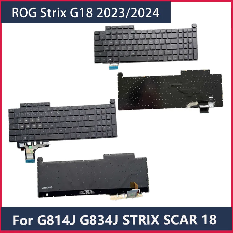 

For Rog Strix G18 Scar 18 Laptop Keyboard Keys Keycaps 2023/2024 Models G814J G834J Rog Strix G18 Scar 18 Gaming Keyboard Keys