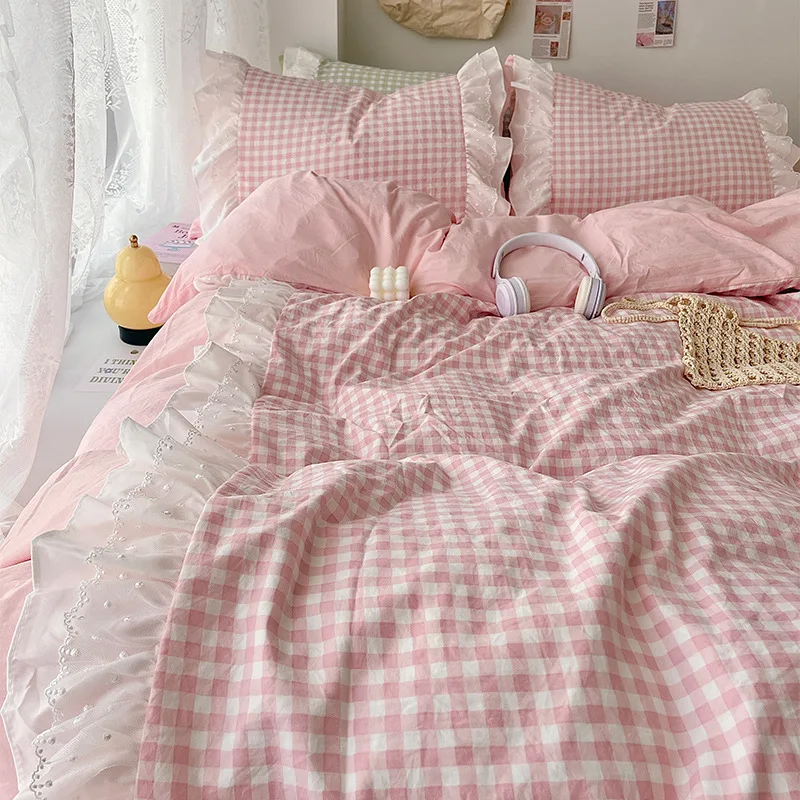 

2026 New Pattern Washed Cotton Edge Set of Four Pieces