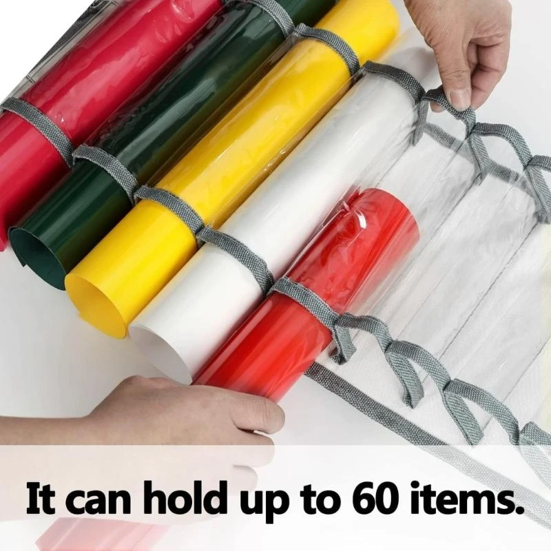 Roll Organiser Roll Storage Holder Roll Storage Shelf for Craft Room K92C