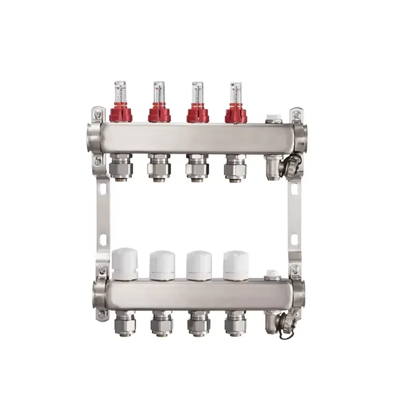 Hydronic PEX Stainless Steel Radiant Water Manifold Collector for Under Floor Heating System BJ35003