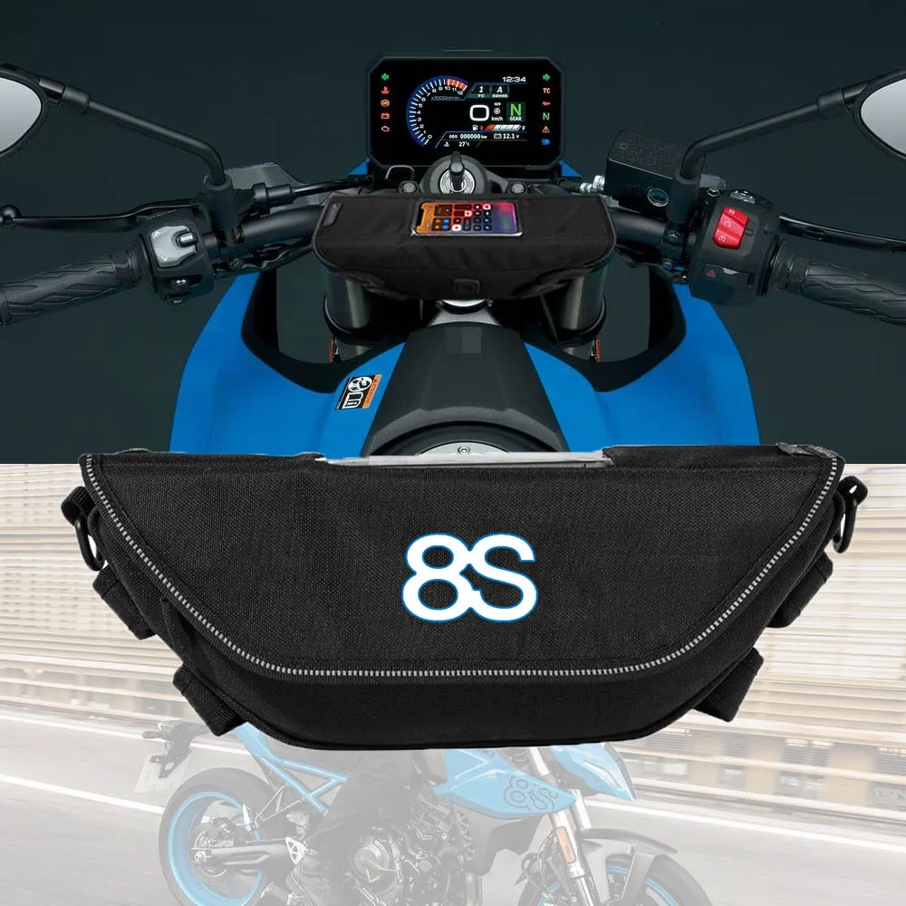 

For GSX-8S GSX8S GSX 8S gsx8s gsx 8s Motorcycle accessory Waterproof And Dustproof Handlebar Storage Bag