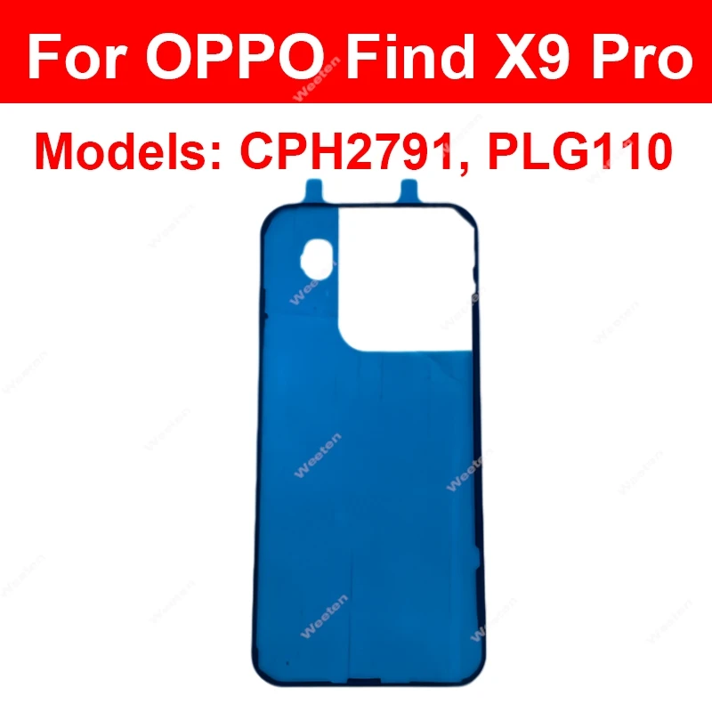 Back Housing Adhesive Tape For OPPO Find X8 Pro Find X9 Pro Find X8 X9 Back Battery Cover Adhesive Sticker Repair