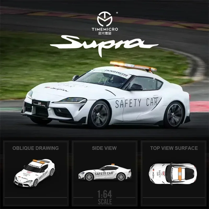 

Time Micro 1:64 Supra A90 Safety car Limited999 Die-Cast Car Model Collection Miniature