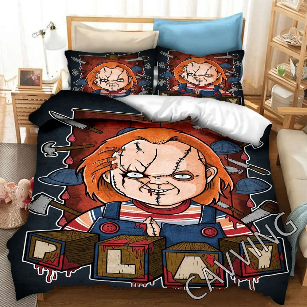 Funny Chucky  3D Printed Bedding Set Duvet Covers & Pillow Cases Comforter Quilt Cover (US/EU/AU Sizes) Home Textile  F01