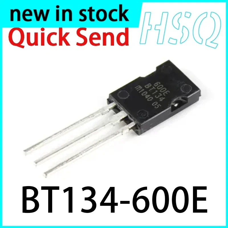 10PCS BT134-600E BT134 Bidirectional Thyristor Direct Insertion TO-126 600V 4A Thyristor Transistor