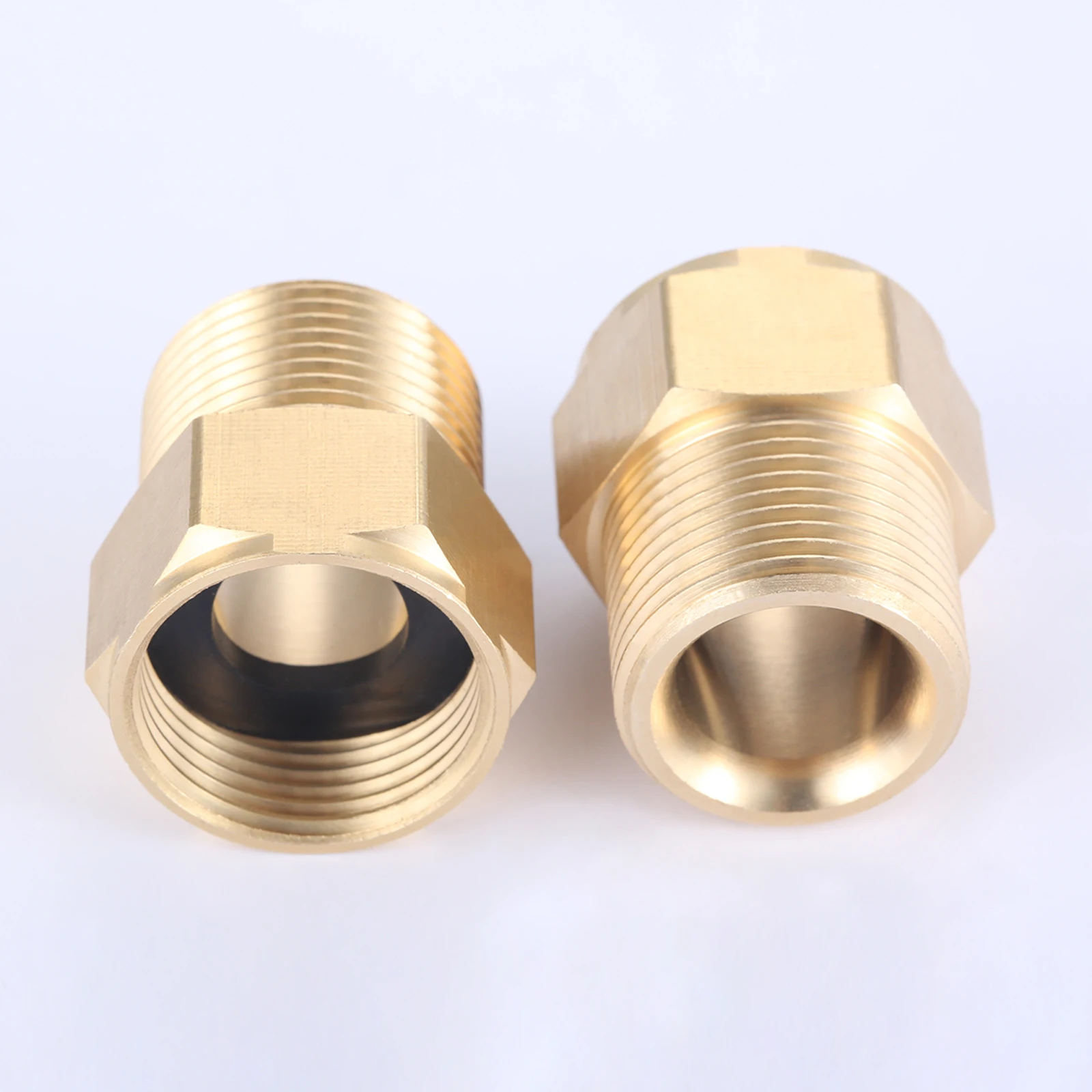 1PC Brass M22 Male * M22 Female Hose Coupling Adapter Quick Fitting Connector for HD HDS High Pressure Spray Washer Nozzle