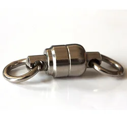 300pcs Wholesale Fishing Swivel Connector Copper Ball Bearing Rolling Swivel with Two Welded Ring Fishing Tackle Accessory Pesca