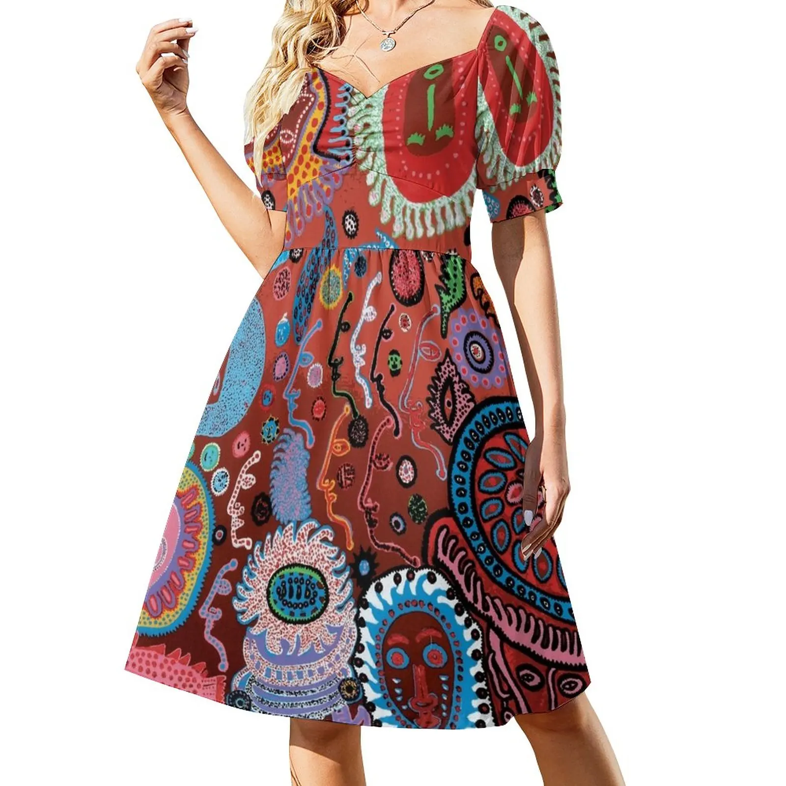 

yayoi kusama fungus Sleeveless Dress prom dress 2023 prom dresses women dresses