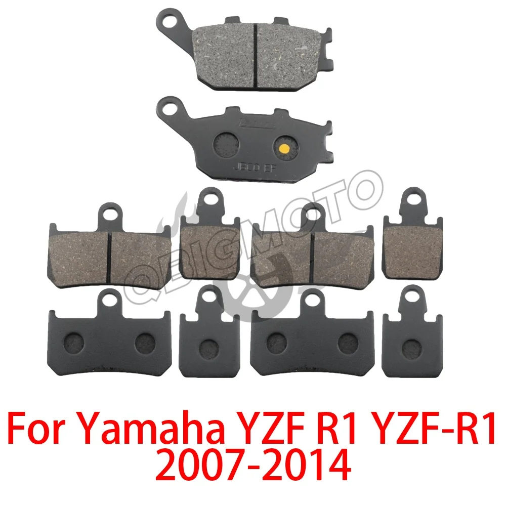 YZF-R1 2014 Motorcycle Front Rear Brake Pad For Yamaha YZF R1 YZFR1 2013 2012 2011 2010 2009 2008 2007