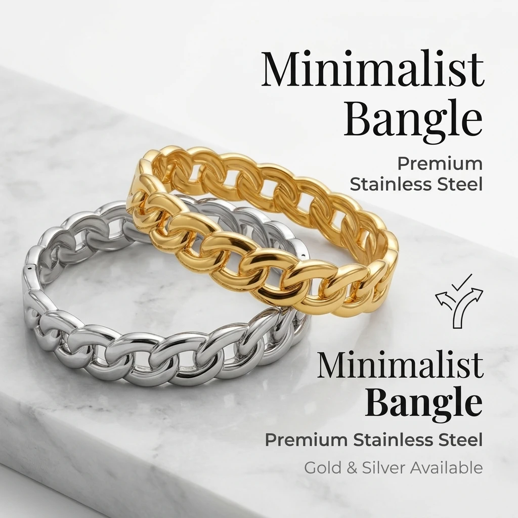 New original Nordic minimalist curb chain bracelet Bohemian style Cuban chain bracelet gold color stackable multi-layer bracelet