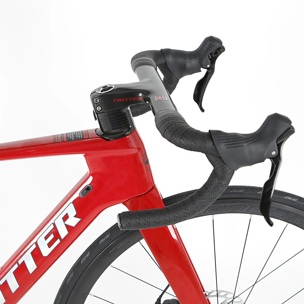 OEM Carbon Fiber Wheel Set Road Bikes Bicycle Carbon aero Road Disc Bike 22 Speed for Adult