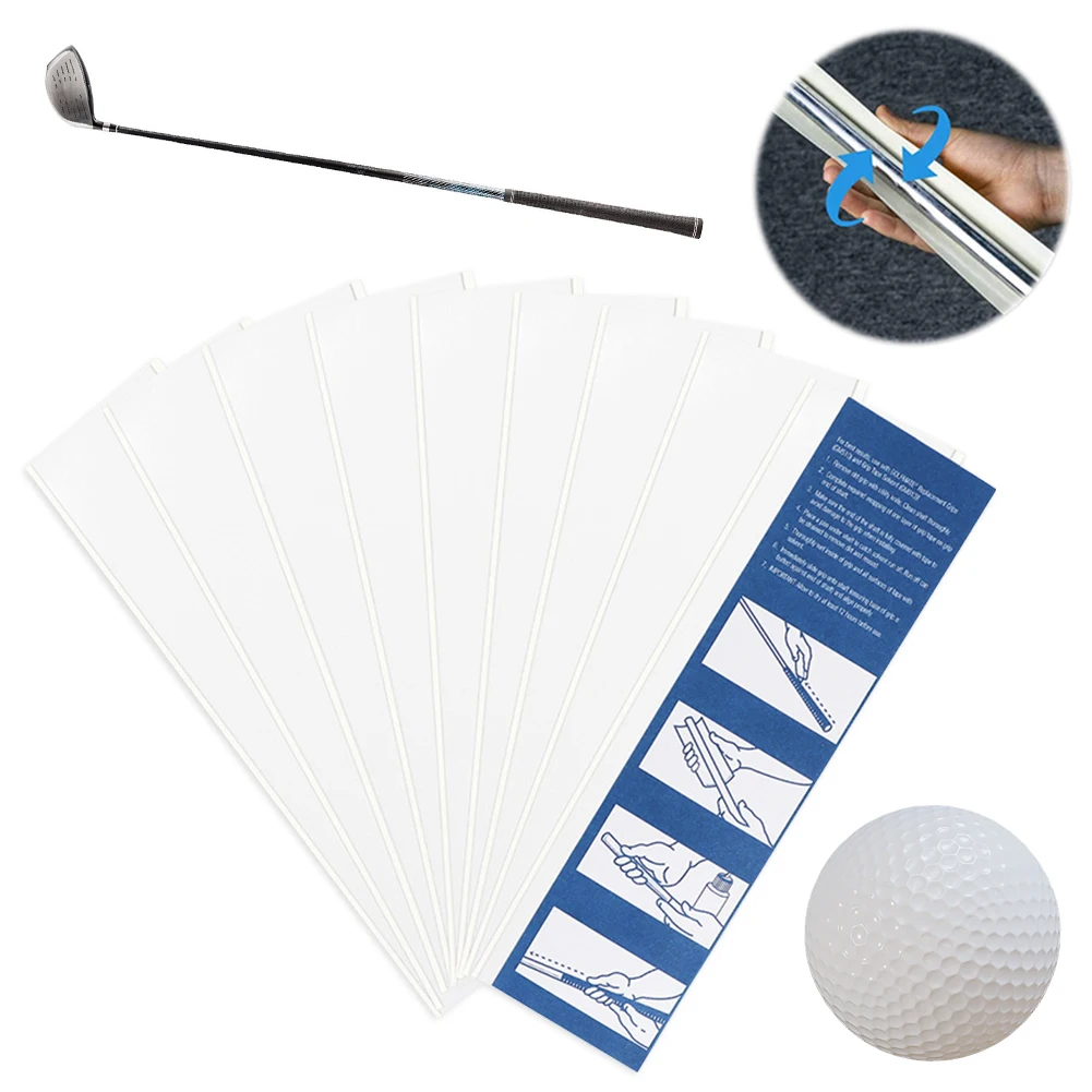 13 Pcs Golf Grip Tape Double Sided Adhesive Strips Double Sided Tape for Regripping Golf Clubs for Better Regrip and Control