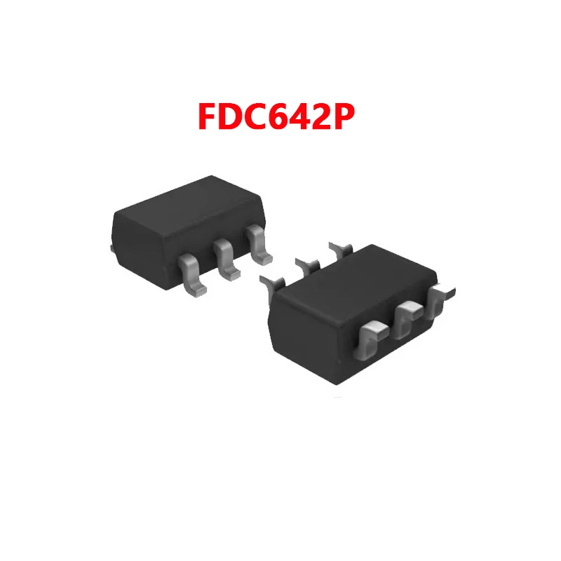 10PCS FDC642P SOT23…