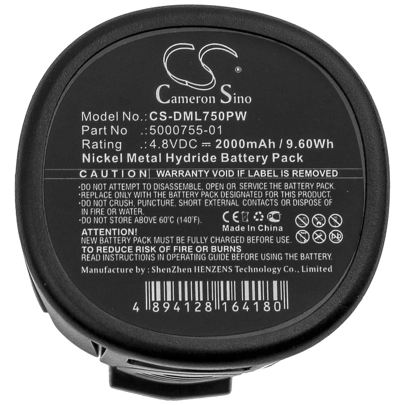

Сменная батарея CS для Dremel 750-02, MiniMite 750-02, 755-01, 7300, 750, 7300-N/5, 7300-N/8, 7300-PT, артикул: 5000755, 2000 мАч / 9.6 Вт·ч