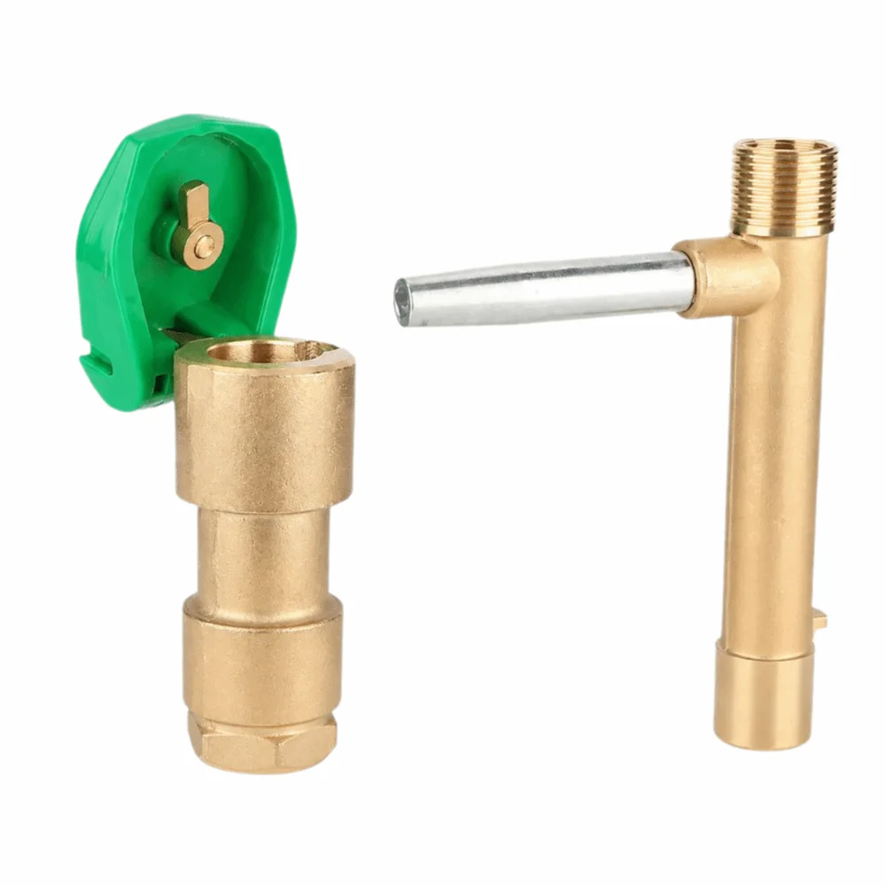 Copper Garden Irrigation Quick Coupling Valve Key Heavy Duty Easy To Install Sprinkler Valve Key Quick Plug In G1 Female Thread