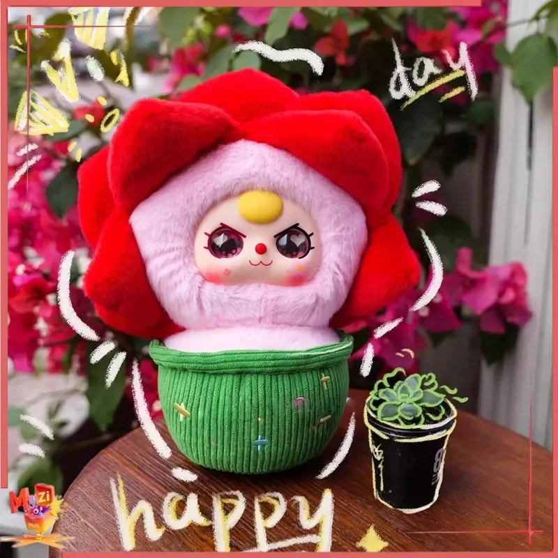 新しいフラワーポットシリーズ ベビー3ビニールフェイスブラインドボックス クリエイティブでキュートな女の子向けオーナメント ハートがおしゃれなおもちゃと人形ギフト