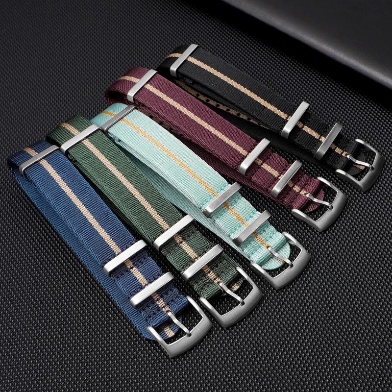 Superior Nylon Watchband for OMEGA Seamaster Seiko SKX007 Durable Bracelet Men Women 18/20/22/24mm Universal NATO Woven Strap image 6